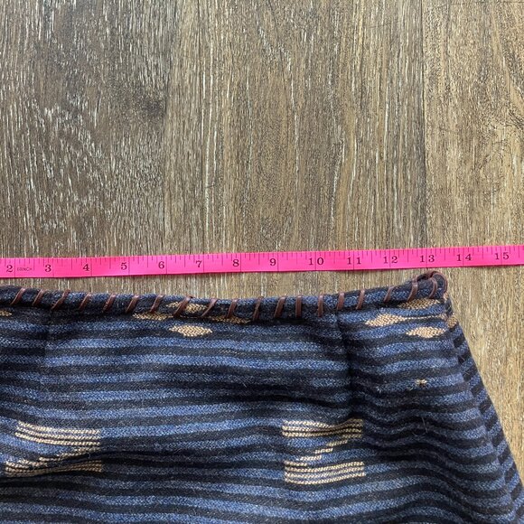 Vintage Lauren Ralph Lauren Southwest Wool Wrap Size 4P Skirt - Picture 6 of 9